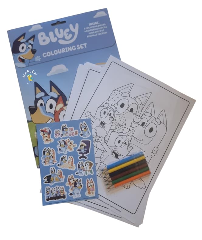 Marjen Bluey Activity Set 1 - Including Colouring set, Aqua Magic and Play Pack. Providing hours of entertainment and creativity for young fans of Bluey. - Image 3