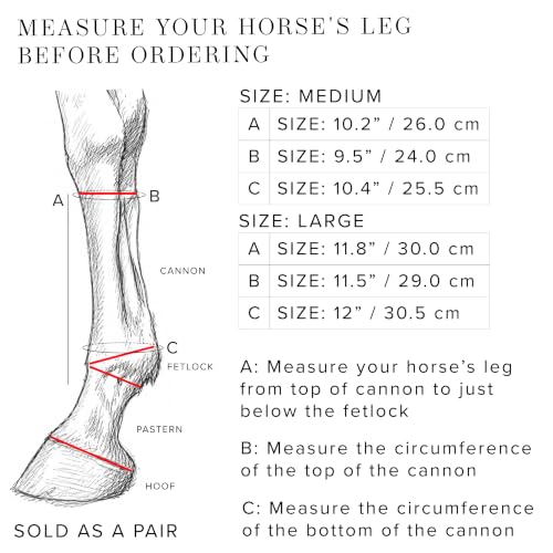 Equestrian Stockholm Horse Brushing Boots, 3D Mesh | Breathable 3D mesh horse brushing boots with reinforced PU strike zone guards. Lightweight horse leg protectors for comfort - Image 8