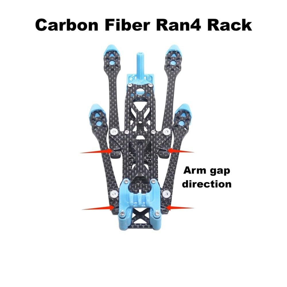 B-CUBE Ran4 4 Zoll FPV Drohne Rahmen Kit Carbon Racing Drone Quadcopter INAV Beatflight F722 F745 Ardupilot Flug