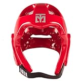Mooto WTF Approved Taekwondo Head Gear 3color S to XL (Red, 2.M)
