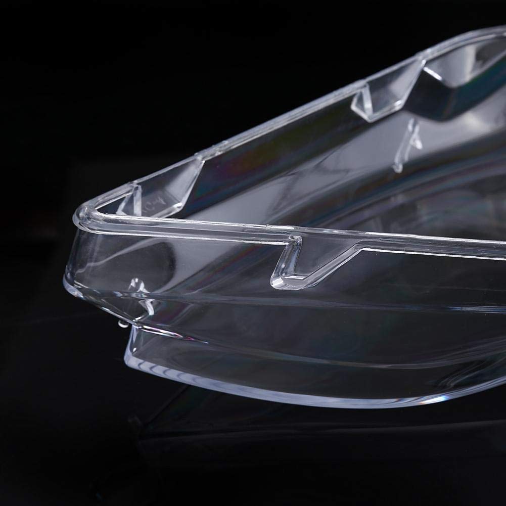 KIMISS Cristal para faro E46, 2 piezas, modelo 2001-2005, compatible con 63126924043 y 63126924044, cubierta transparente, fácil instalación