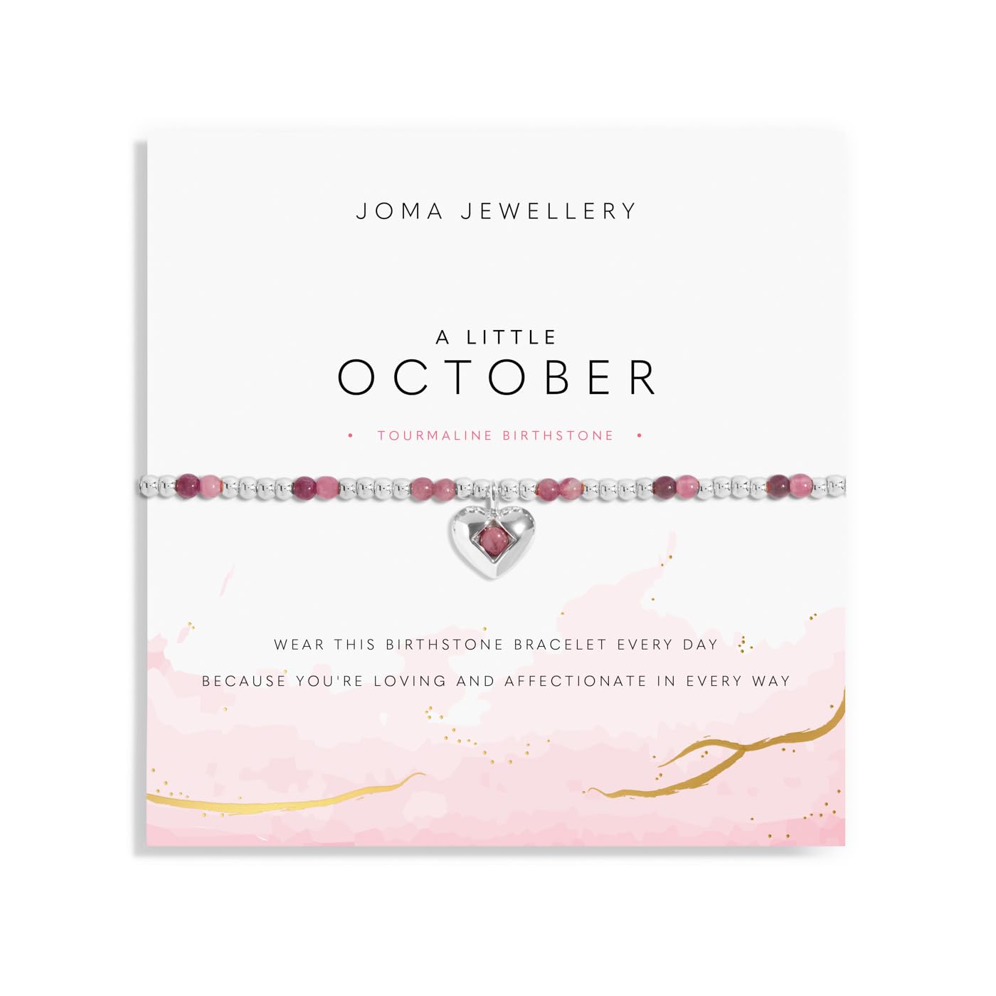 Joma JewelleryPersonal Birthday Month Bracelets | January February March April May June July August September October November December | Thoughtful Birthstone Gift Beaded Stretch Bracelets