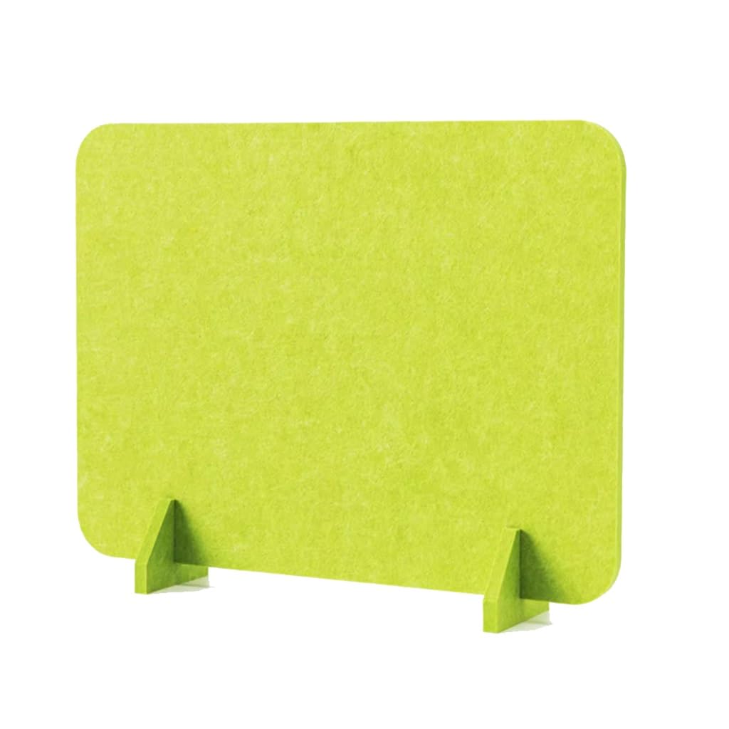LWJSOCP Acoustic Desk Partition Screen for Noise Reduction Freestanding Privacy Panel for Office Desk Soundproof Desktop Divider for Classroom Green 40x50cm
