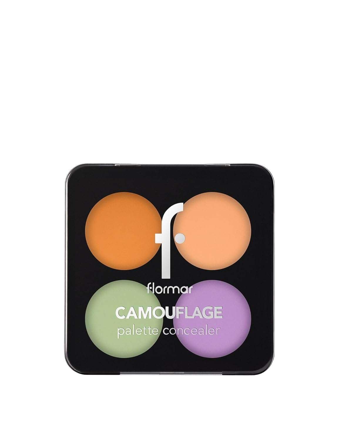Flormar Camouflage Palette Concealer Correttore Mimetico – palette correttori in crema per Occhiaie, Rossori e Imperfezioni Viso, Correttore Aranciato, Verde e Beige