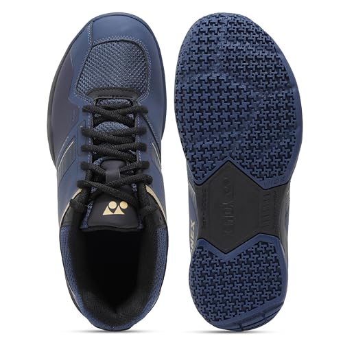 Image of YONEX POWER CUSHION SHB STRIDER FLOW 1 SHOES | Ideal For Badminton,Squash,Table Tennis,Volleyball | Non-Marking Sole |POWER CUSHION |Lateral Shell|Ergoshape|Round Sole|RADIAL BLADE SOLE|One Piece Outsole|