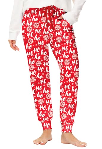 Deerose Women Halloween Pajama Pants Elastic Waist Drawstring PJ Pants with Pockets4