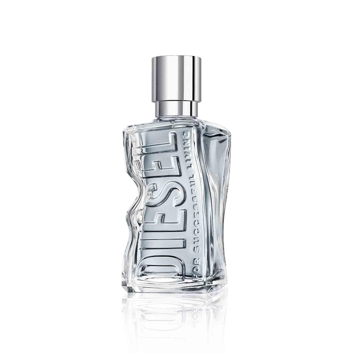 Diesel D by Diesel Eau de Toilette Uomo, Profumo Uomo Energizzante e Sensuale, Fragranza Aromatica, Note di Zenzero, Lavanda e Vaniglia Bourbon, A Lunga Durata, Profumo di Lusso per Uomo