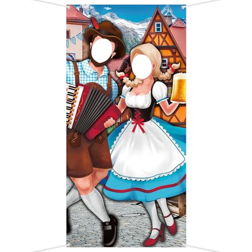 Oktoberfest Decorations Party Photo Door Banner, 5.9 x...