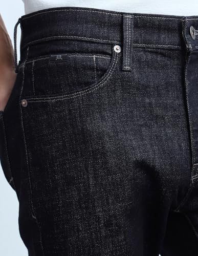 Image of Flying Machine Men's Slim Tapered Fit Jeans| Solid | Mid Rise | Stretchable | Jeans for Man