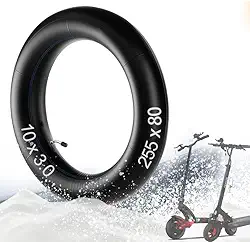 GYL Pneu de 25,4 x 7,6 cm 255 x 80 80/65-6 de borracha off-road para Varla Eagle 1/Nanrobot D4+ D5+ D6+/ Zero 10x/ Apollo Pro/Kugoo M4 Pro Scooter elétrico Go karts ATV Quad Speedway