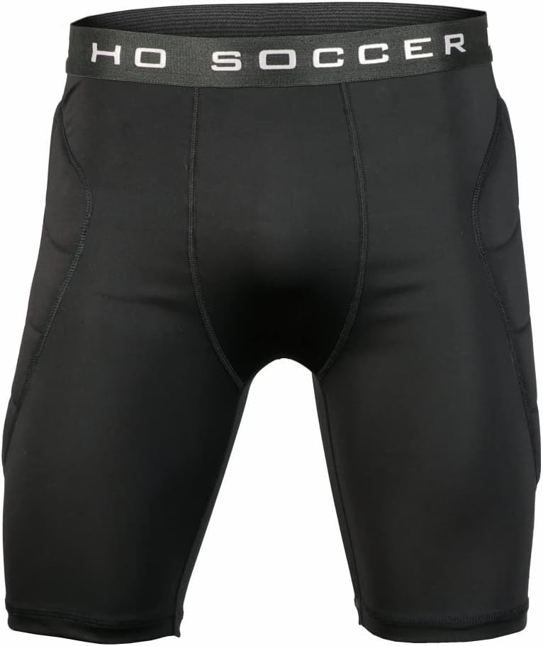 HO Soccer Raven Padded GK Tight Shorts Junior Size MB Black