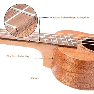 Ukulélé Soprano Matte Mahogany - Les Beatles, Paul McCartney, John Lennon, RIngo Starr, George Harrison Ukulélé Soprano Matte Mahogany – Image 6
