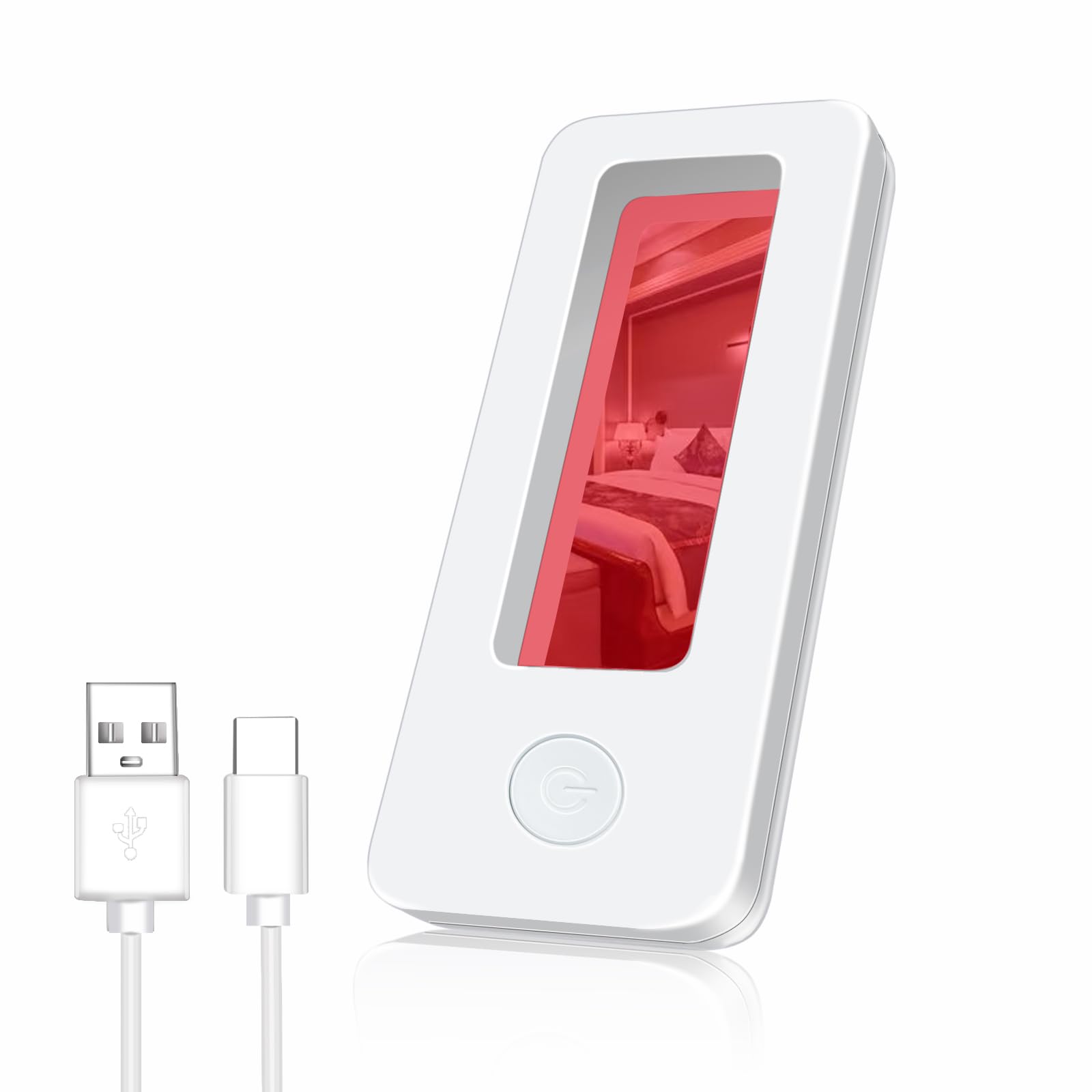 Portable Optics Anti-Spy Camera Detector with 12 Infrared Lights - Advanced Hidden Camera Detector for Hotels, Vehicles, and Offices | 5-Mode Sensitivity, | Discreet Security for Travelers