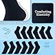 CityComfort Socken Kinder, Atmungsaktive Jungen Socken 12er-Pack (Dunkelblau, 10-12 Jahre)