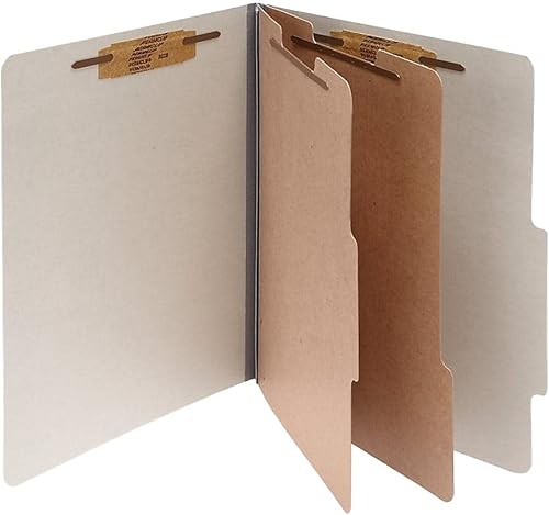 Vista 9 de ACCO 16036 ACCO - Carpeta de clasificación de 25 puntos, Lgl, 6 secciones, rojo tierra, 10/Bx Rojo Earth