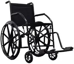 Cadeira de Rodas Dobrável Leve Resistente Confortável Pneu Antifuro Suporta até 85 Kg CDS