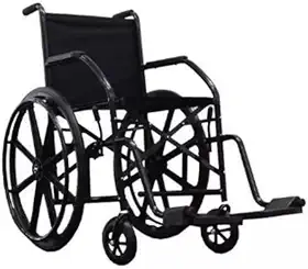 Cadeira de Rodas Nylon Dobrável Leve Resistente Pneu Antifuro 95kg CDS