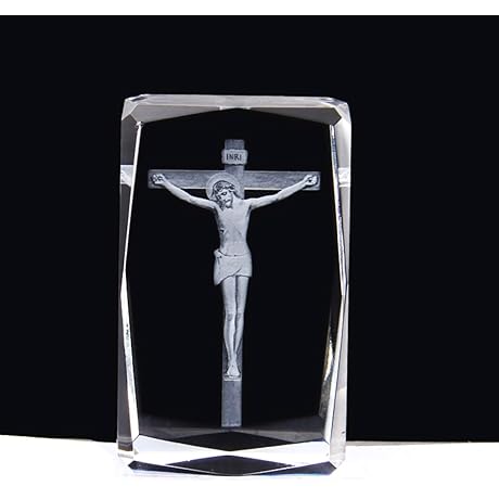 Sacred Glass Cross for Inspiration and Prayer