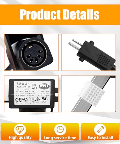 Image of R8121 Power Recliner Motor Replacement Actuator with Power Cord Fits for Lift Chair,Electric Sofa Replac RMT R8121 R812101150228