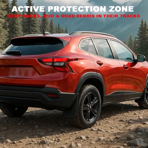 Image of 4Pcs Mud Flaps fit for 2024 2025 Chevy Chevrolet Trax Mud Guards Front Rear Mudflaps Splash Guard Protector Accessories