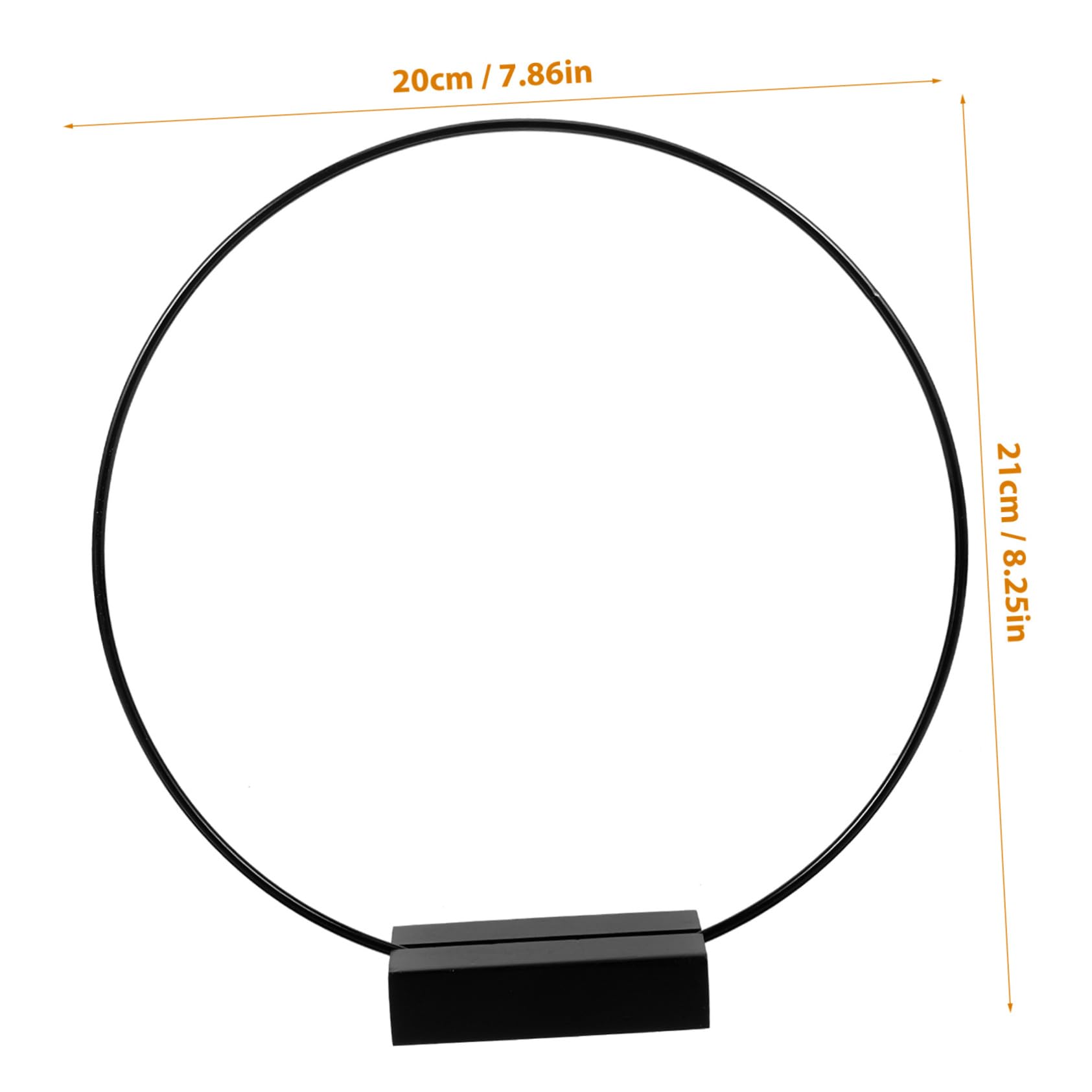 QUMIIRITY Sturdy Metal Wreath Frame Floral Hoop Centerpiece for Wedding Desktop Flower Wreath Decor