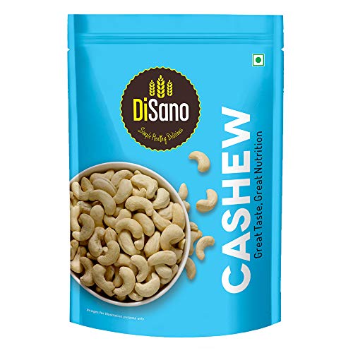 Image of DiSano Extra Light Olive Oil, Indian dishes and frying, 2L & Whole Cashew Nuts (Kaju), 200g