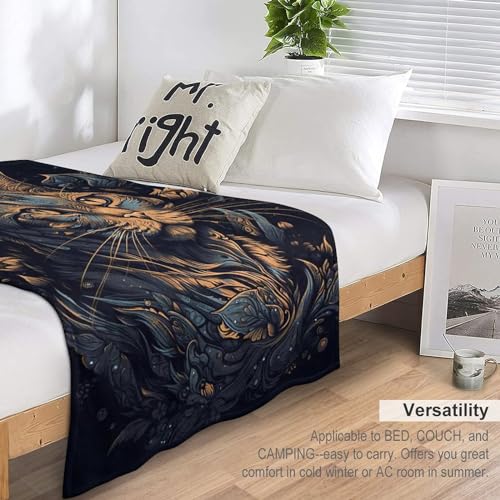Couverture pour chat lavable machine plaid flannel chaud 130x180 - 6