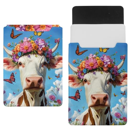 Funda para portátil de vaca celveta: protección acolchada y estilo único para la universidad 1
