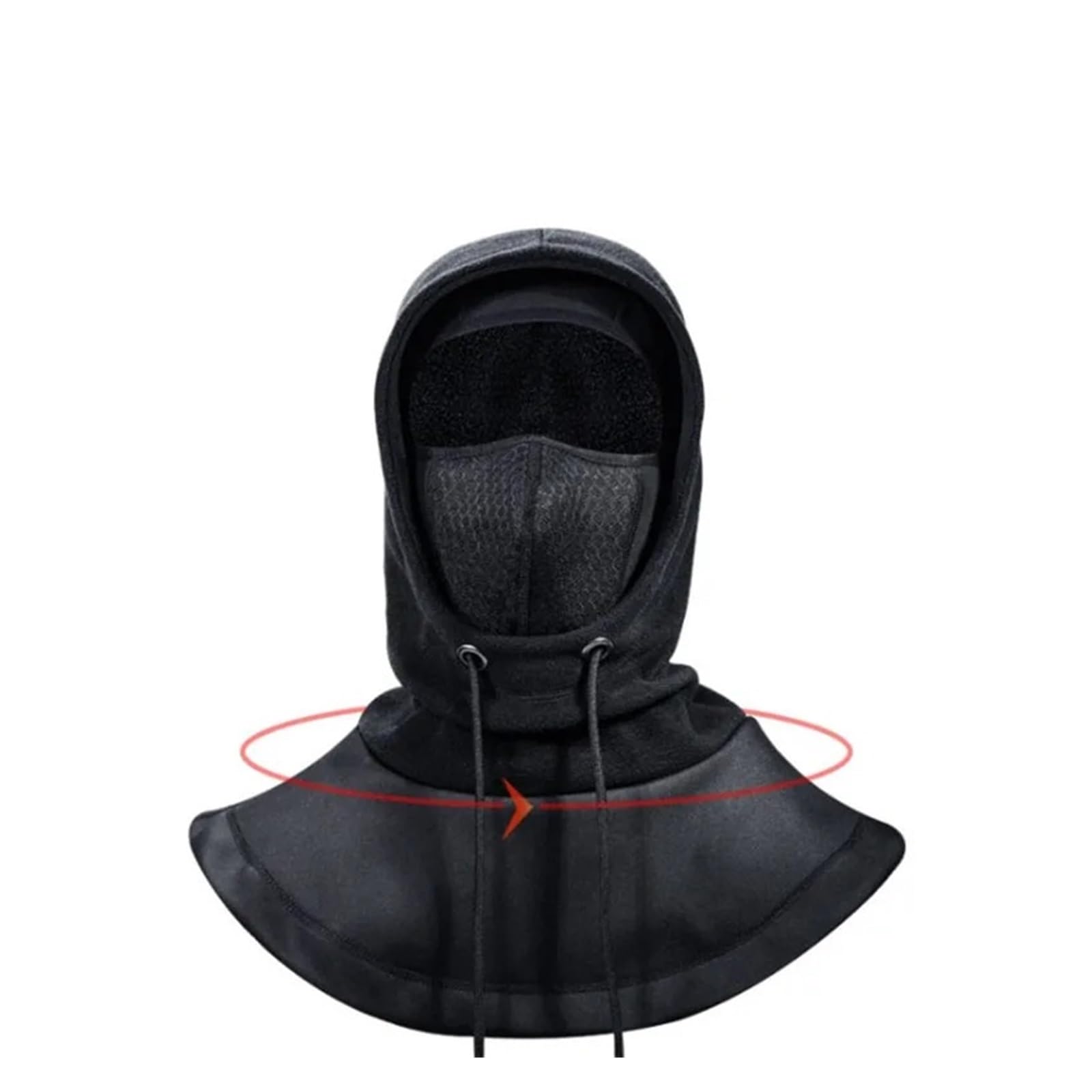 Maschera Antivento Moto Inverno Ciclismo Maschera Scaldacollo Cappuccio Termico Mantieni caldo Passamontagna antivento Sci Maschera a pieno facciale Cappello Copricapo Per Sport Allaperto, Ciclismo, S