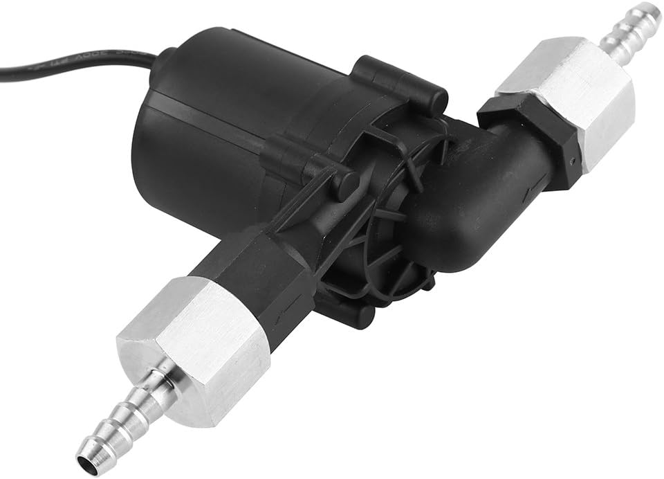 Home Brewing System Beer Pump, DC 12V Homebrew Beer Pump NPT1/2 Inch Brewing Pump Brushless Circulation Beer with Connector(With DC Plug)