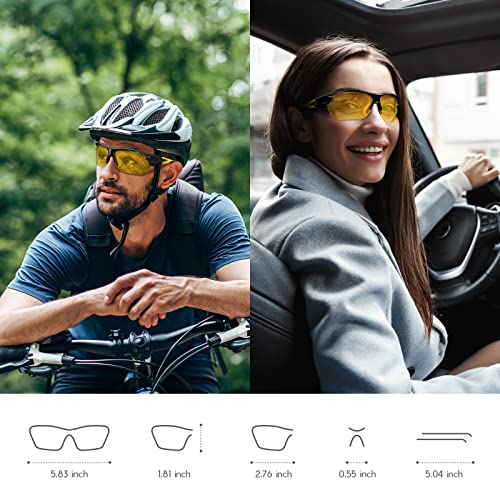 Image of BEACOOL Polarized Sports Sunglasses for Men Women Youth