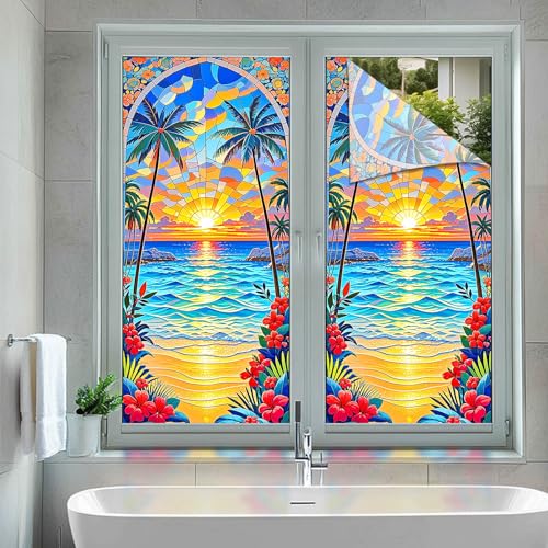 Vinilo decorativo BlissYard con diseño playa 17.7x39.3 in miniatura 5
