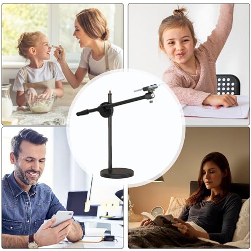 Soporte de cámara multiángulo para grabar tutoriales de mesa y videos cenitales 7