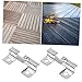 OSALADI Stainless Steel Decking Fasteners Clips Deck Board Spacers Metal Fastening Tool for Small Deck Fasteners Installation