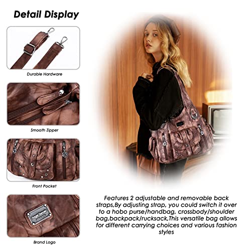 Image of Angel Barcelo Hobo Bag for Women Crossbody Purse and Handbags Shoulder Bags
