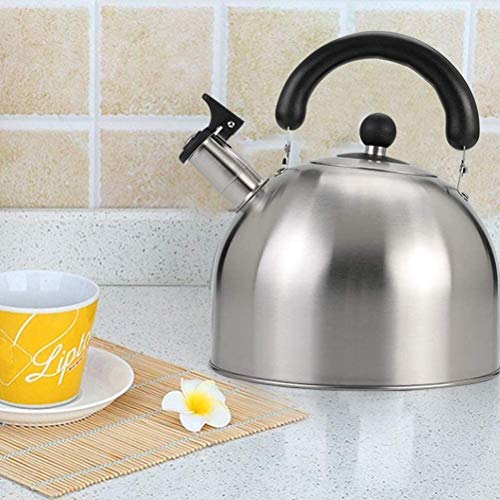 Théière en acier inoxydable 3L à sifflet ménages durable et facile - 3