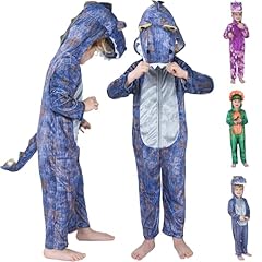 Kid Blue Dinosaur Onesie