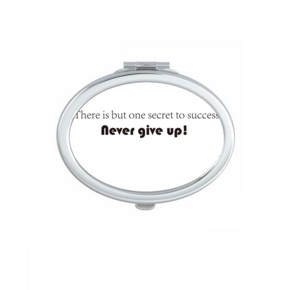 Miroir de poche portable cadeau multicolor avec message poétique original