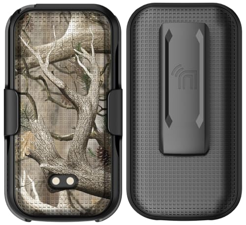 Holster Combo for Sonim XP3plus 5G Flip Phone Case with Belt Clip - Camo - image 2