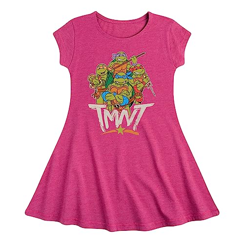 HYBRID APPAREL - Teenage Mutant Ninja Turtles -Rebel Road Group - Toddler & Youth Girls Fit & Flare Dress