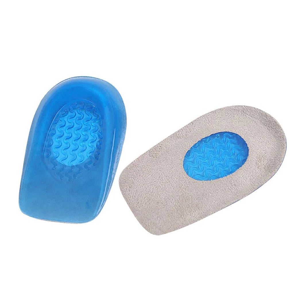 Plantillas ortopédicas de Gel de Silicona, Almohadilla Trasera, Copa del talón for el Cuidado de los pies, Almohadillas de cojín for los pies(Large)