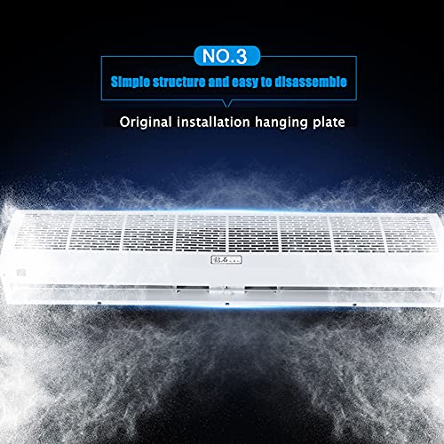 Luchtgordijn Dempen, Warmte-isolatie, Insectenbestendig Luchtgordijn, Roestvrije Metalen Behuizing Twee Snelheden… - Image 7