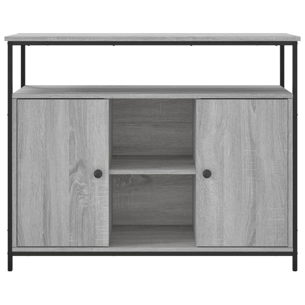 Credenza grigio Sonoma, 100 x 35 x 80 cm, in legno