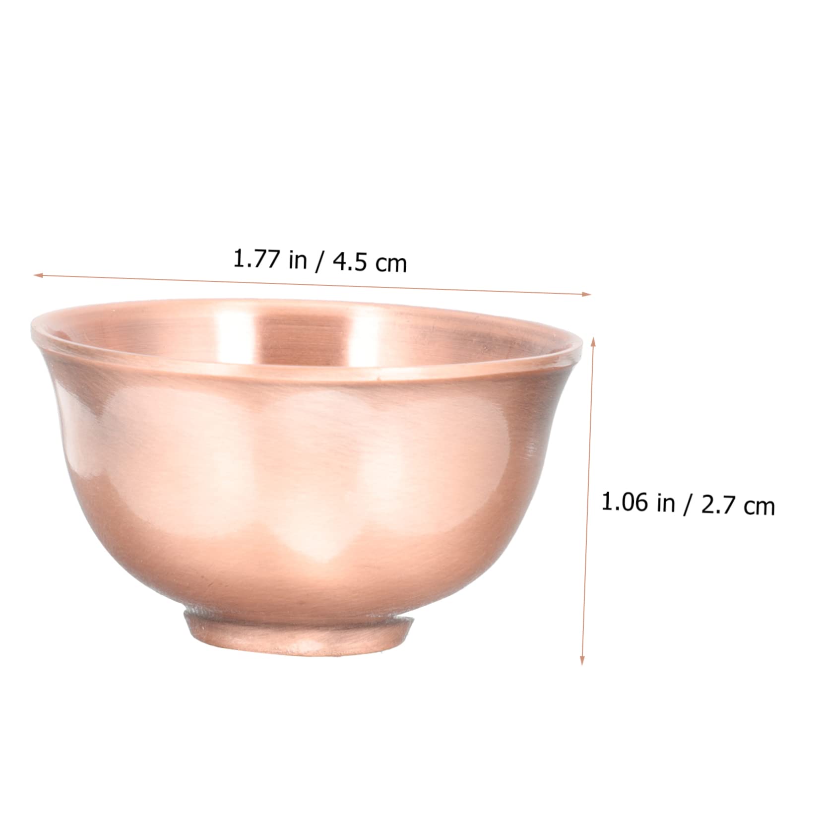 5 Pz tazza da tè tazza di tè asiatico ciotola da kung fu matcha chawan ciotola del tazze da the vintage set da te da cinese da domestica rame rosso