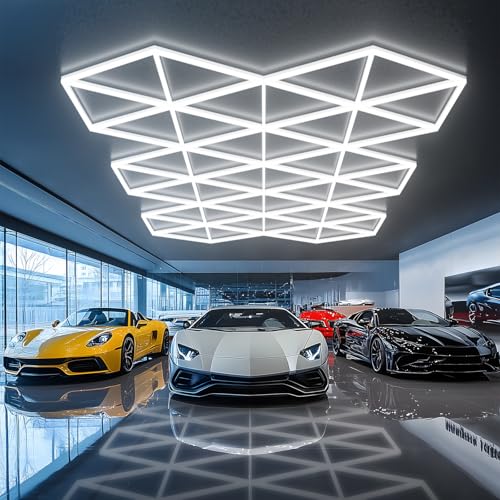 Lumières de plafond pour garage et grande lumière nid d'abeille pour entrepôt 710W