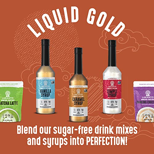 Lakanto Sugar Free Simple Flavoring Syrup - Monk Fruit Sweetener, Perfect For Coffee, Cocktails, Snow Cones, Sodas, Other Drinks, Keto Diet Friendly, 1G Net Carb, Vegan (Hazelnut - 25.4 Fl Oz) #TOP5