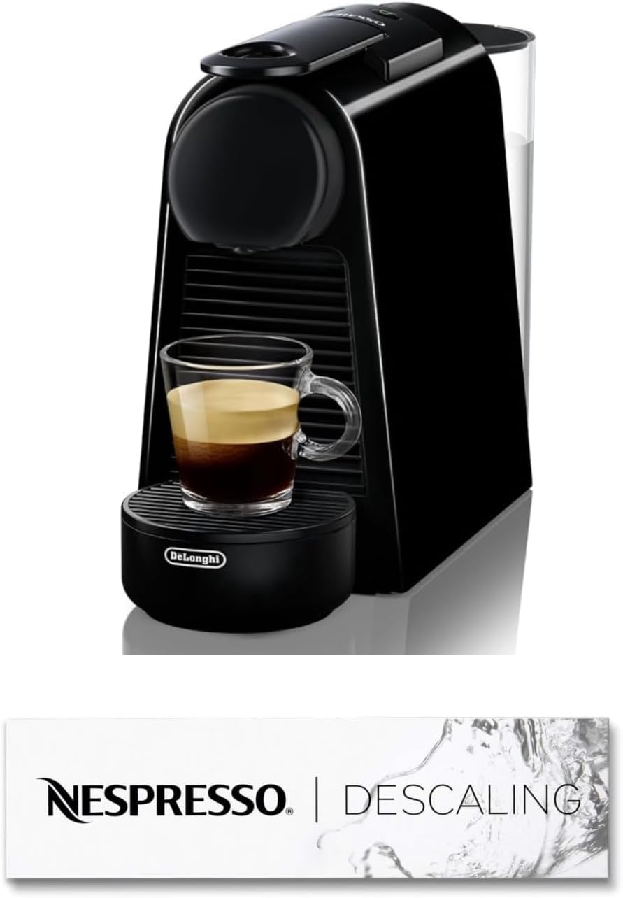 Nespresso Essenza Mini EN85.B con Set Decalcificante Descaling 2x100ml