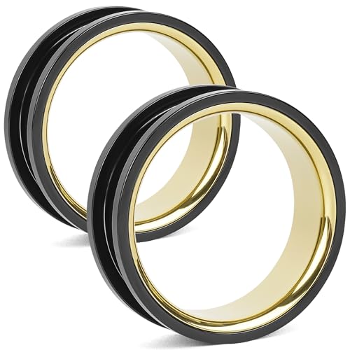 Stainless Steel Ear Gauges Screw Plugs 30mm Tunnels for Ears Double Flared Expander Stretcher Earrings