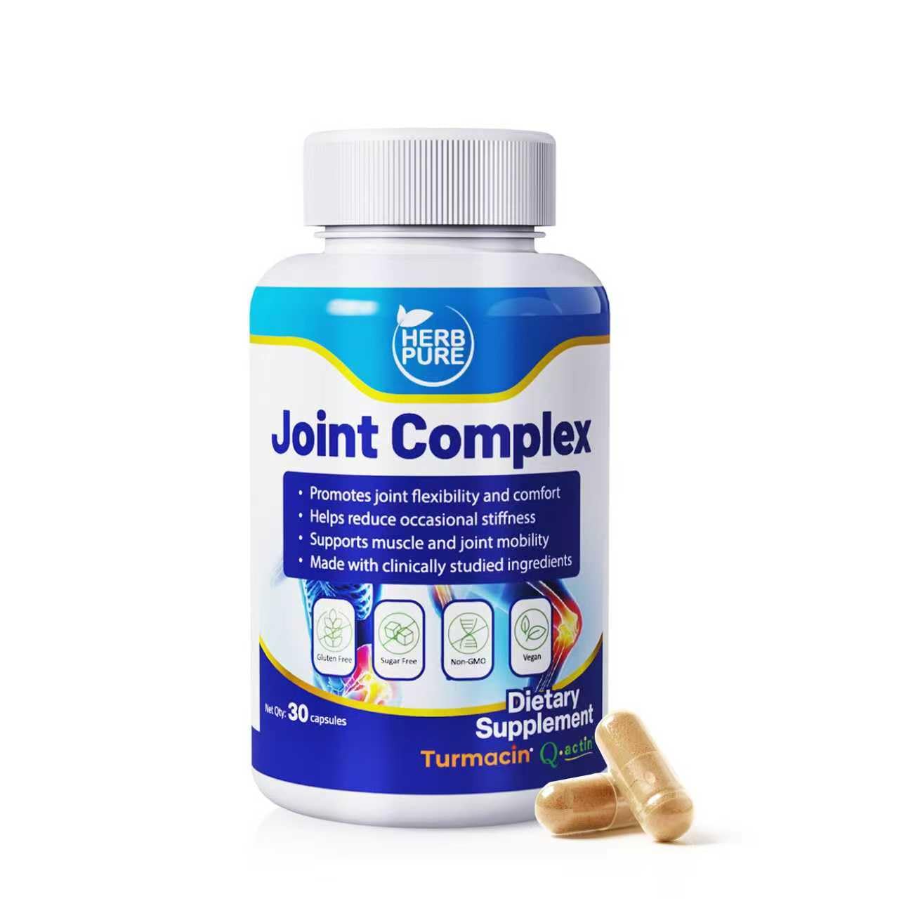 Joint Complex Turmeric Supplement Daily Joint Health Support 30 Capsules 30 Count (Pack of 1)