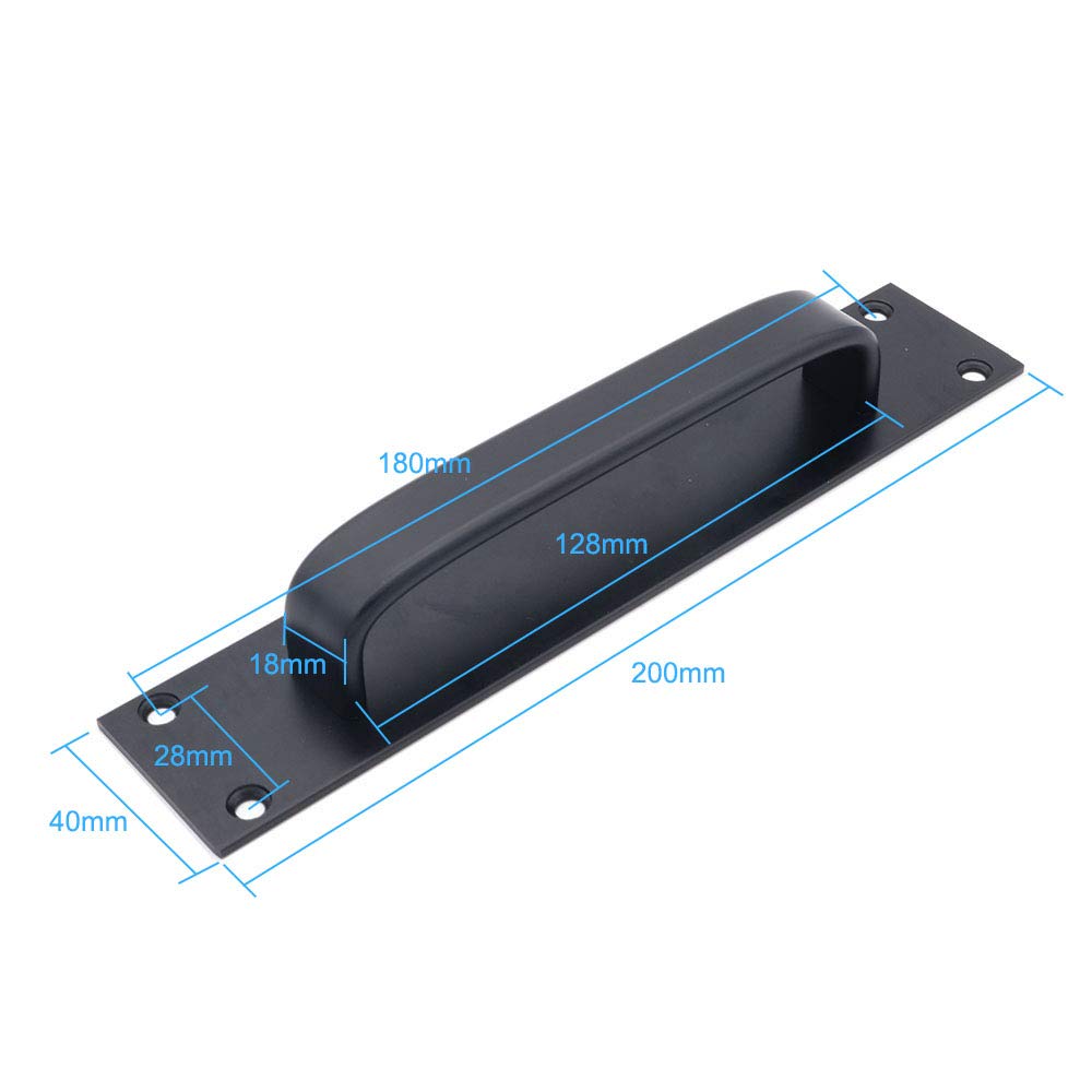 Poignée En Alliage D'aluminium,2 Pcs Poignées De Porte De Balcon